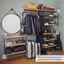 Ver imagem 6 de Guarda Roupa Casal Closet Aberto Modulado de Parede