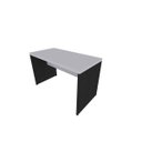 Ver imagem 2 de Escrivaninha Mesa Escritório 160CMX60CM 160cm Preto e Cinza Cristal