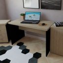 Ver imagem 1 de Escrivaninha Mesa Escritório 160cmx60cm