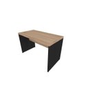 Ver imagem 2 de Escrivaninha Mesa Escritório 160CMX60CM 160cm Preto e Carvalho Mel Bege