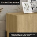 Ver mais imagens de Rack Sala 100% MDF para TV até 60 Polegadas com Pés em Metalon 164x54x40cm Castanho