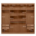 Ver imagem 5 de Guarda Roupa Casal Grande Master New 8 Portas 4 Gavetas Santos Andira