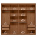 Ver imagem 6 de Guarda Roupa Casal Grande Master New 8 Portas 4 Gavetas Santos Andira
