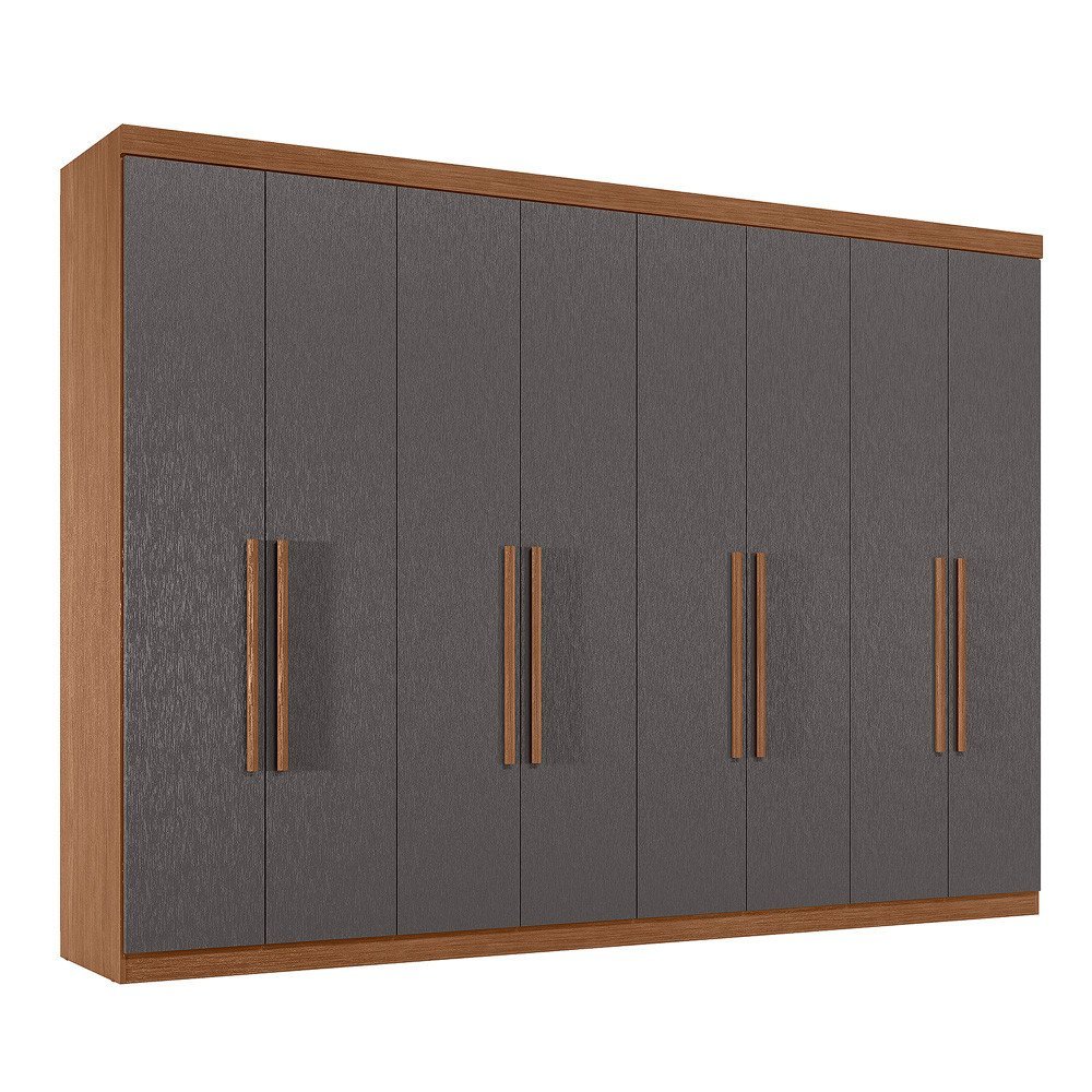 Guarda Roupa Casal Grande Master New 8 Portas 4 Gavetas Santos Andira - 2