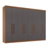 Guarda Roupa Casal Grande Master New 8 Portas 4 Gavetas Santos Andira - 2