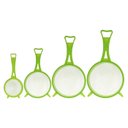 Ver imagem 5 de Kit 4 Peneiras Plástico 6cm / 8cm / 10cm / 12cm Coloridos Millenium - Panami