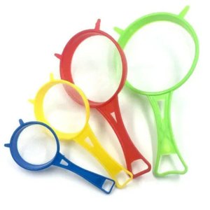 Kit 4 Peneiras Plástico 6cm / 8cm / 10cm / 12cm Coloridos Millenium - Panami