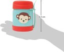 Ver imagem 5 de Pote Térmico Infantil Bebê Buba Animais Fun com Talher Leão Macaco Unicórnio Girafa Buba