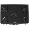 Fogão Suggar Cook Glass 5 Queimadores Mesa Vidro Preto Fgvcg510pt Bivolt - 6