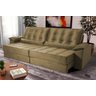 Sofá Retrátil Reclinável 250cm Ascari Suede Velut com molas Ensacadas - King House - 2