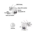 Ver imagem 3 de Camera Wifi Speed Dome Ip Abq - A8 Int/ext a Prova D'agua