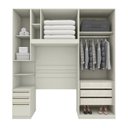 Ver imagem 4 de Quarto Modulado Solteiro Completo Seletto Bege/Areia HP