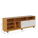Ver imagem 3 de Rack para TV com 6 Nichos 2 Portas 180cm Lima Colibri