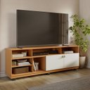 Ver imagem 1 de Rack para TV com 6 Nichos 2 Portas 180cm Lima Colibri
