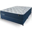 Ver imagem 2 de Cama Box + Colchão Casal San Rafael Molas Ensacadas Euro Pillow 138x188x63cm - Macio