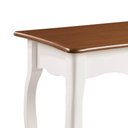 Ver imagem 3 de Aparador para Sala Pés Luiz Xv com Gaveta e Prateleira 1019p Linz Móveis - Laca Branca/imbuia Glazer