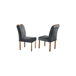 Conjunto Sala de Jantar 4 Lugares Mesa Redonda Tampo Em Vidro 1,0m e 4 Cadeiras - 4
