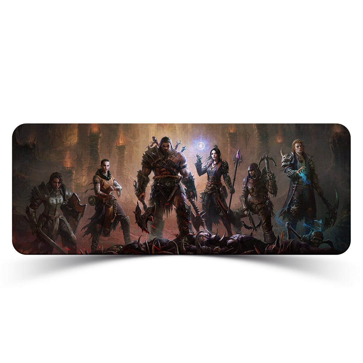 Mouse Pad Gamer Diablo 4 Classes Império da Impressão 70cm x 35cm - 1