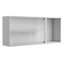 Ver imagem 3 de Armário de Cozinha Modulado Bella C/ 3 Portas C/ Vidro 120cm Branco - Bertolini