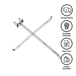 Kit 50 Ganchos Expositor De Óculos Dois Pinos Em Acrílico - 2 Kit 50 Ganchos Expositor De Óculos Dois Pinos Em Acrílico - 2