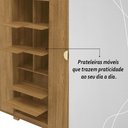 Ver mais imagens de Guarda Roupa Casal 6 Portas 4 Gavetas Noronha - Nature
