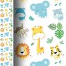 Papel de Parede Adesivo Safári Quarto Bebe Infantil - Ssan-016 - 2