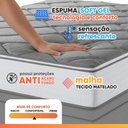 Ver imagem 6 de Colchão Casal Queen Molas com Pillow Max Force Branco/Cinza Inducol
