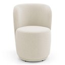 Ver mais imagens de Poltrona e Namoradeira Orgânica Molly Bouclê Bege - Desk Design