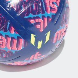 Bola de Futebol Campo Adidas Messi Club Azul e Rosa - 3