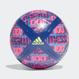 Bola de Futebol Campo Adidas Messi Club Azul e Rosa - 2
