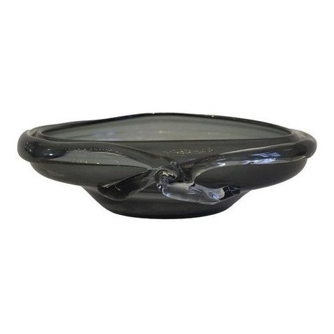 Centro De Mesa Murano Lapidado Black 10,5 X 37