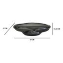 Ver imagem 2 de Centro De Mesa Murano Lapidado Black 10,5 X 37