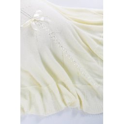 Manta Tricô Luxo Peluciada com Laço Carlan - 2