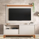 Ver imagem 4 de Bancada Rack com Painel para Tv até 55 Polegadas Jace Bege