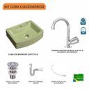 Ver imagem 3 de Kit Cuba Rt41 com Torneira C50 e Válvula 1 Polegada Abs e Sifão Pvc e Flexível Compace