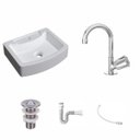 Ver imagem 2 de Kit Cuba Rt41 com Torneira C50 e Válvula 1 Polegada Abs e Sifão Pvc e Flexível Compace