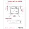 Kit Cuba Rt41 com Torneira C50 e Válvula 1 Polegada Abs Compace - 6