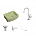 Ver imagem 2 de Kit Cuba Rt41 com Torneira 1198 Metal e Válvula 1 Polegada e Sifão Pvc e Flexível Compace