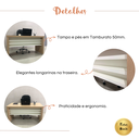 Ver imagem 7 de Mesa Tamburato 1400 - Carvalho/branco 6197