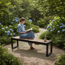 Ver imagem 4 de Banco de Jardim de Madeira Plastica Ecológica sem Encosto 1,05 Cm