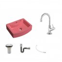 Ver imagem 2 de Kit Cuba Rt41 com Torneira 1198 Metal e Válvula 1 Polegada e Sifão Cromado e Flexível Compace