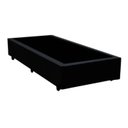Ver imagem 3 de Base Box Solteiro Sonho Perfeito Suede Preto 40x188x88