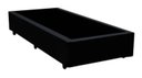 Ver imagem 3 de Base Box Solteiro Sonho Perfeito Suede Preto 40x188x88