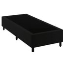 Ver imagem 1 de Base Box Solteiro Sonho Perfeito Suede Preto 40x188x88