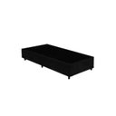 Ver imagem 2 de Base Box Solteiro Sonho Perfeito Suede Preto 40x188x88