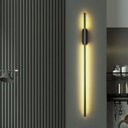 Ver imagem 3 de Arandela Led 12w Fit 60cm Sabre Parede Slim Preto Multicor Bivolt