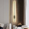 Arandela Led 12w Fit 60cm Sabre Parede Slim Preto Multicor Bivolt - 4