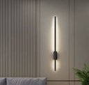 Ver imagem 2 de Arandela Led 12w Fit 60cm Sabre Parede Slim Preto Multicor Bivolt