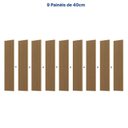 Ver imagem 7 de Rack com Painel Ripado Extensível para TV até 86 Polegadas 360cmx230cm Liso Aruá CabeCasa MadeiraOriginals Marrom Jatobá