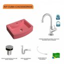 Ver imagem 3 de Kit Cuba Rt41 com Torneira 1198 Metal e Válvula Click 1 Polegada B e Sifão Pvc e Flexível Compace